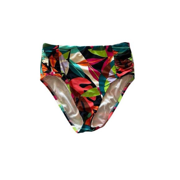 Bar III‎ Womens High-Waist Printed Beachwear Swim Bottom Size S NWT $48 - Picture 1 of 6